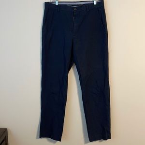 Brooks Brothers Clark Navy Chino Pants 33x32